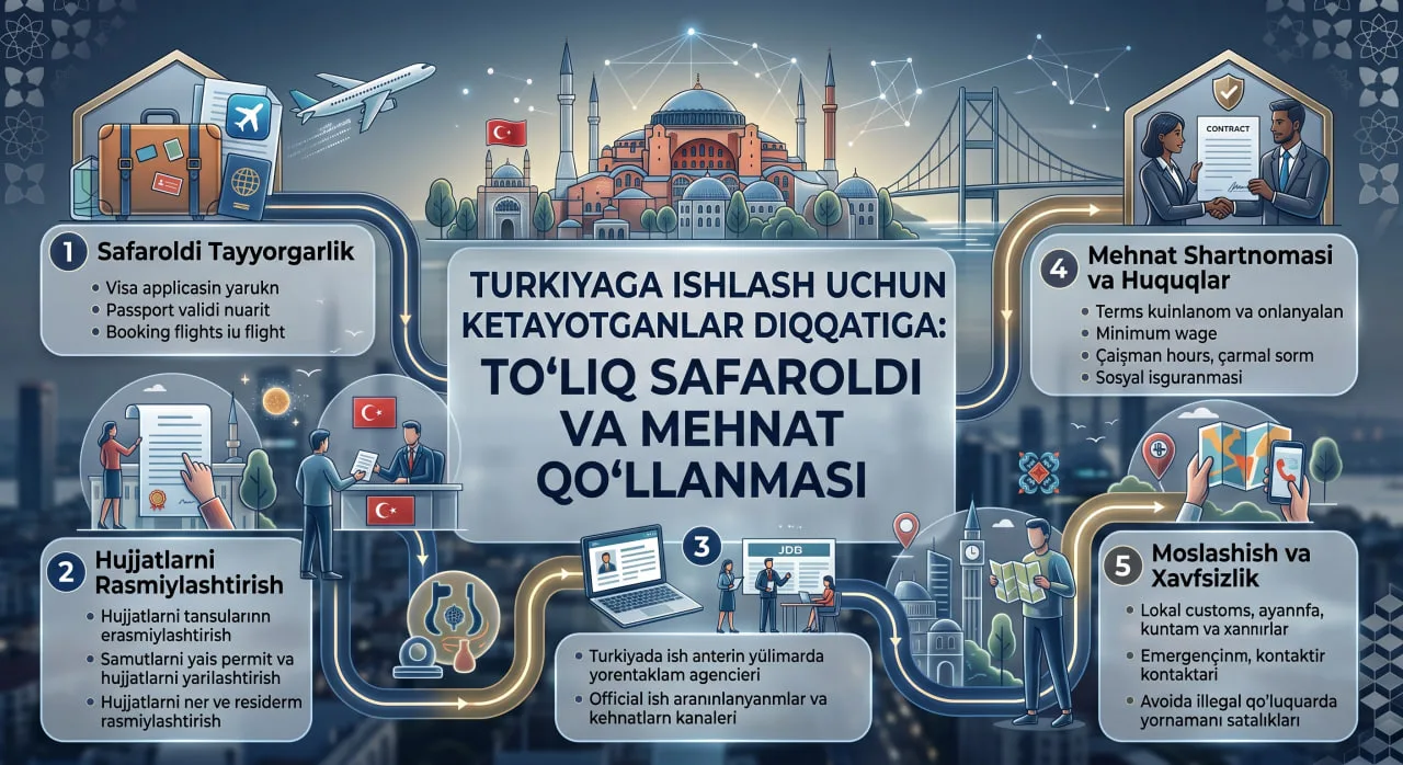 Türkiye’de Çalışacak Yabancı İşçiler İçin Kapsamlı Çalışma ve Seyahat Rehberi